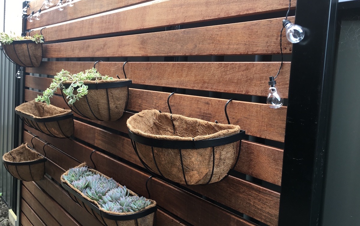 How To Build a Timber Screening / Vertical Garden