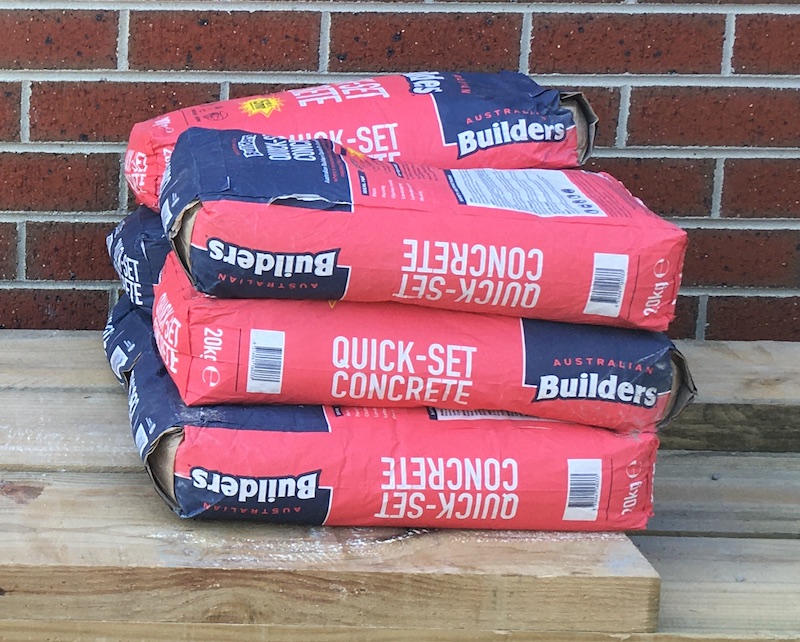 fast setting concrete