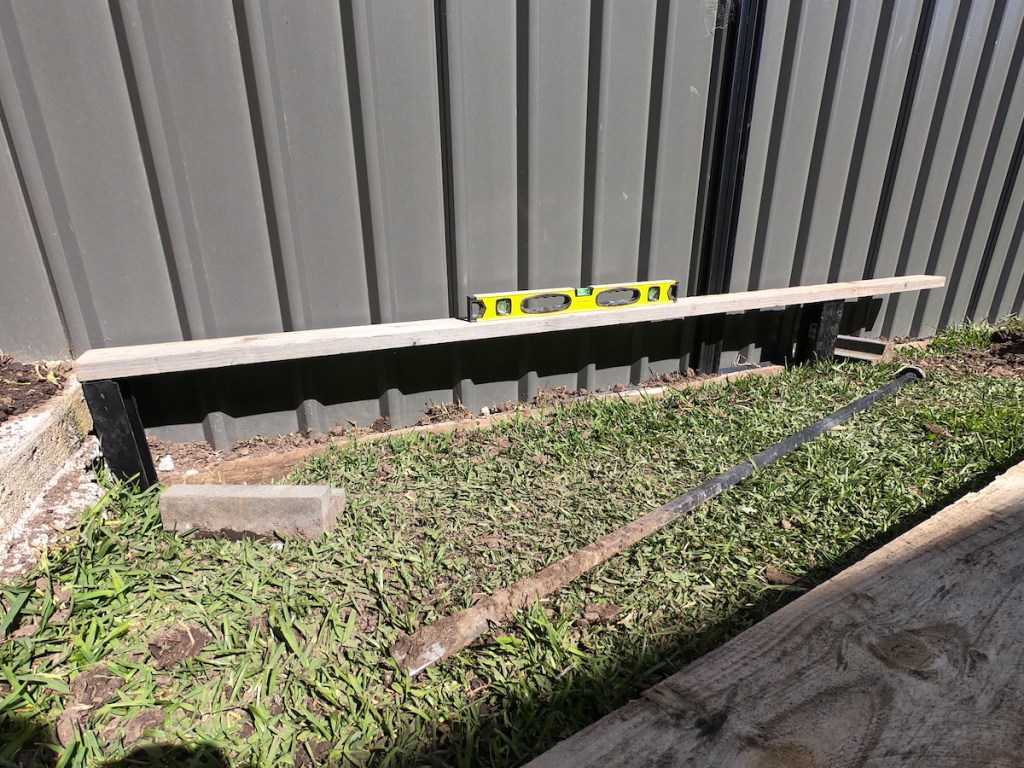 using a spirit level