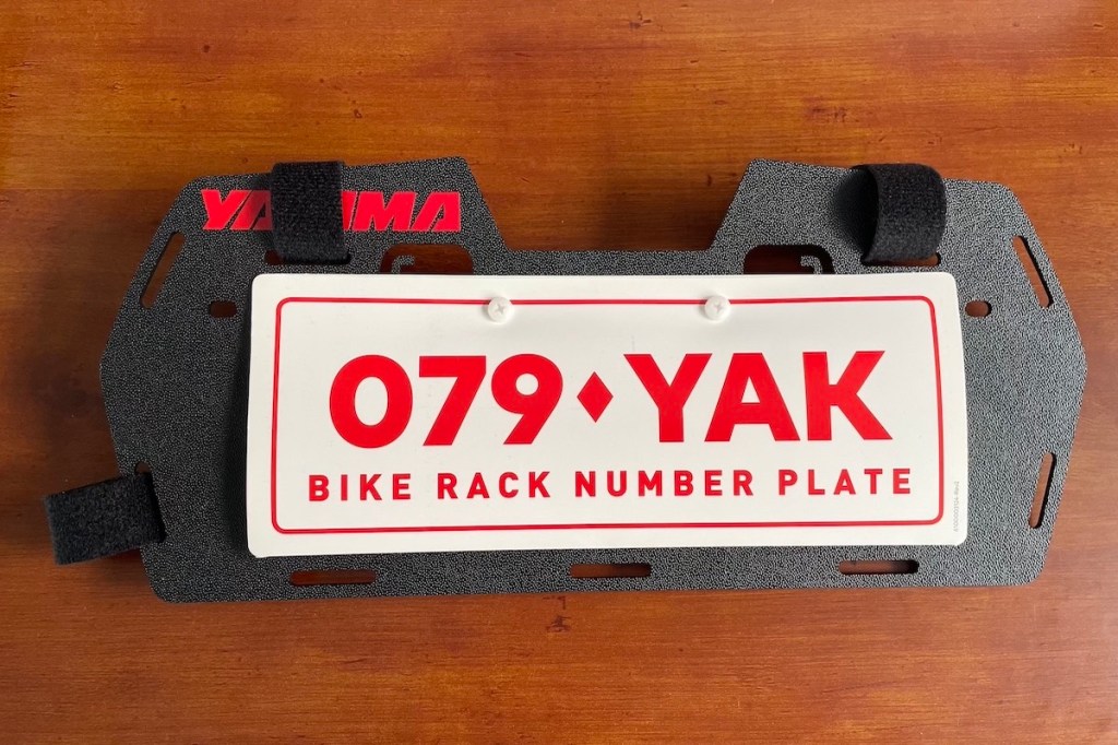 Bicycle rack number plate holder
Yakima number plate holder
Number plate holder
Bike rack number plate holder