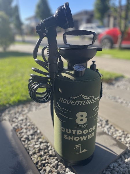 Adventureridge 8L Outdoor shower